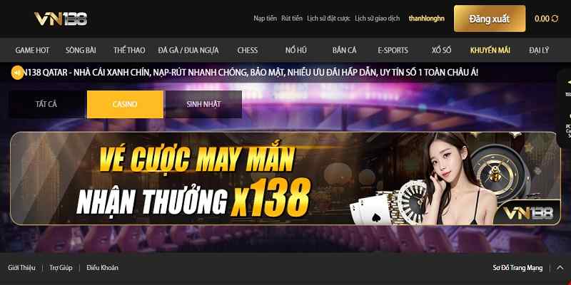 Khuyến mãi VN138 thưởng vé cược may mắn